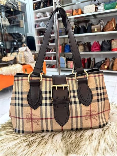 burberry haymarket check eden tote